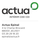 Logo de l'employeur ACTUA