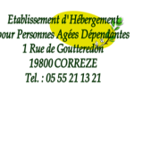 Logo de l'employeur MAISON DE RETRAITE Corrèze