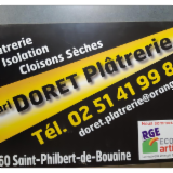 Logo de l'employeur DORET PLATRERIE