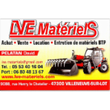 Logo de l'employeur LVE MATERIELS